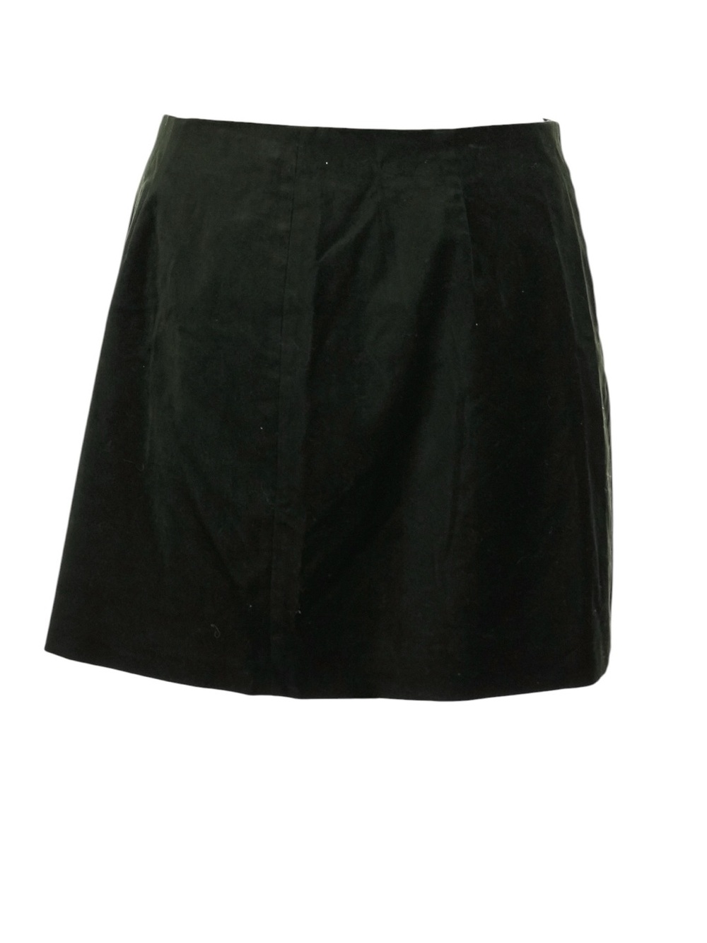 J. Crew Black Mini Skirt Ora Tessuit Fabric Designed in Italy Wrap Skirt 16 NWT
